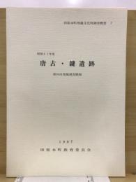 田原本町埋蔵文化財調査概要