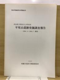 平尾山遺跡発掘調査報告 : 1984.4～1984.7調査