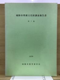 城陽市埋蔵文化財調査報告書