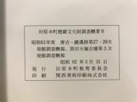 田原本町埋蔵文化財調査概要