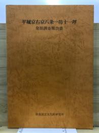 平城京右京八条一坊十一坪発掘調査報告書