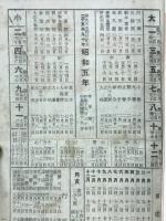 平成Ⅹ年　日日便覧