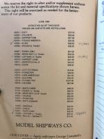 SCALE SHIP MODEL KITS AND FITINGS