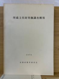 埋蔵文化財発掘調査概報　1976