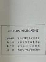 山王古墳　山王古墳群発掘調査報告書　上富田町文化財調査報告書第1集
