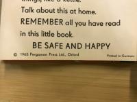 SAFE AND HAPPY Science is Fun