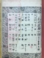 式礼座席小謡 全