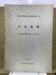 神奈川県埋蔵文化財調査報告