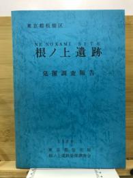 根ノ上遺跡発掘調査報告