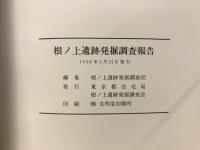 根ノ上遺跡発掘調査報告