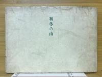 初冬の山
