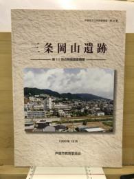 三条岡山遺跡 : 第11地点発掘調査概要