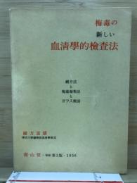 梅毒の新しい血清学的検査法 : 緒方法と梅毒凝集法とガラス板法