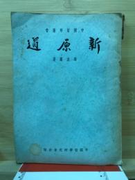 中国哲学叢書　新原道