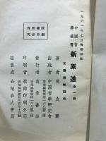 中国哲学叢書　新原道