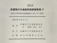 武蔵国分寺遺跡発掘調査概報