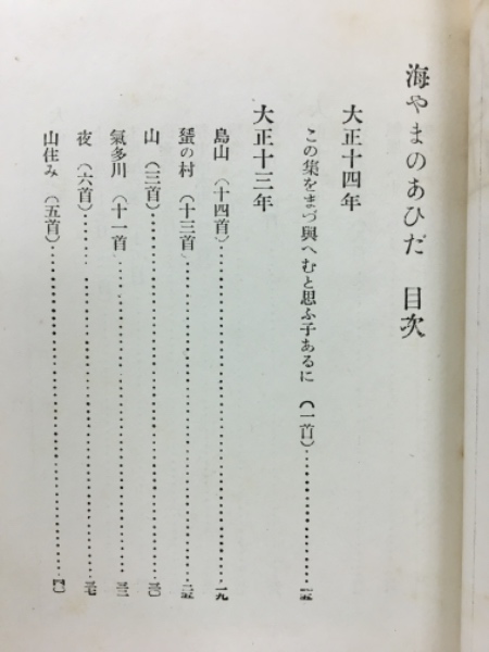 迢空 自筆 うみやまのあひだ なけれ
