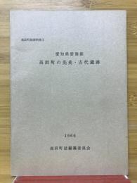 高浜町の先史・古代遺跡 : 愛知県碧海郡