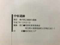 中宿遺跡 : 推定・榛沢郡正倉跡の調査