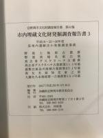 市内埋蔵文化財発掘調査報告書　