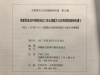 瑞慶覧基地内病院地区に係る埋蔵文化財発掘調査報告書