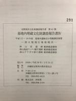 基地内埋蔵文化財調査報告書
