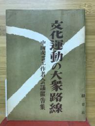 文化運動の大衆路線 : 中国文藝工作者会議報告集