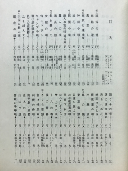なつかしの歌声 : 流行歌の昭和史(東京12チャンネル 企画 三枝孝