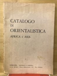 CATALOGO DI ORIENTALISTICA　AFRICA e ASIA
