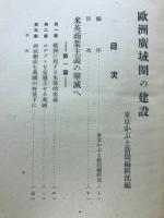 欧洲廣域圏の建設