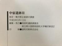 中宿遺跡 : 推定・榛沢郡正倉跡の調査