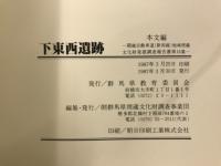 関越自動車道(新潟線)地域埋蔵文化財発掘調査報告書