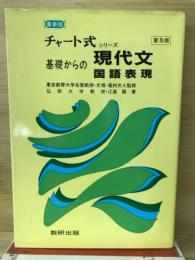 【最新版】 チャート式 シリーズ　基礎からの現代文　国語表現