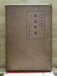 日宗年表