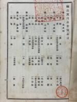 第二次輸出重要品要覽（農産之部）