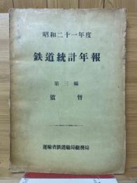 鉄道統計年報　昭和21年度