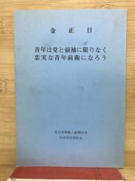 金正日　青年は党と領袖に限りなく忠実な青年前衛になろう