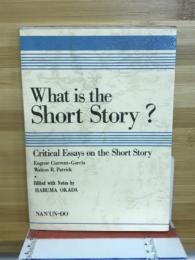 What is the short story? : critical essays on the short story