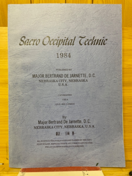 Sacro Occipital Technic 1984 仙骨後頭骨テクニック