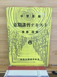 中学受験　夏期講習テキスト　算数　国語