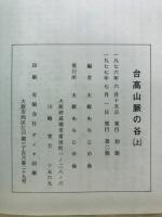 台高山脈の谷