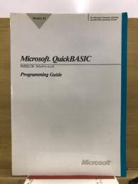 Microsoft Quick BASIC プログラミングガイド