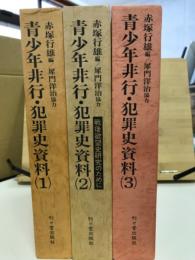 青少年非行・犯罪史資料　 全３冊揃
