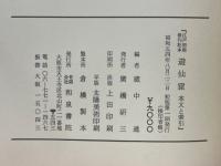 江戸初期無刊記本　遊仙窟 本文と索引