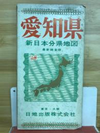 愛知県　新日本分県地図　