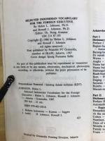 SELECTEDINDONESIAN 　VOCABULARYFORTHE FOREIGNEXECUTIVE