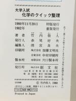 大学入試化学のクイック整理 : 要点がズバリわかる
