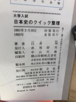 大学入試　日本史のクイック整理
