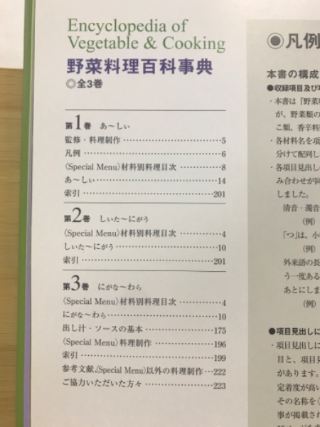 野菜料理百科事典