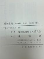 愛知県史　　資料編1　　旧石器・縄文　　　考古1